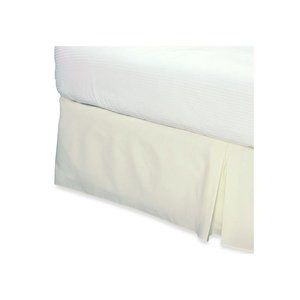 Smoothweave™ 14-Inch Tailored Twin Bed Skirt Ivory